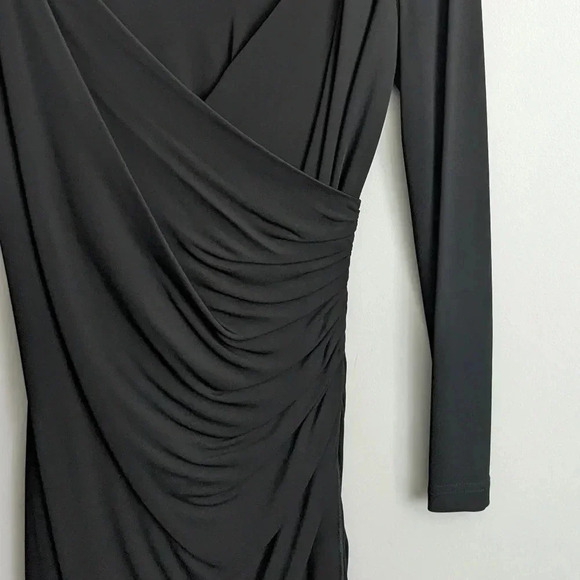 L.K. Bennett Ruched Draped Back Dress - Picture 4 of 7